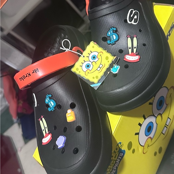 Skechers Shoes - COPY - Sketcher Foamies Mr, Krabs!Sponge Bob Square Pants